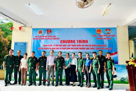 Tuổi trẻ Long Tuyền phối hợp tổ chức chương trình khám bệnh, tư vấn sức khỏe và tặng quà năm 2026